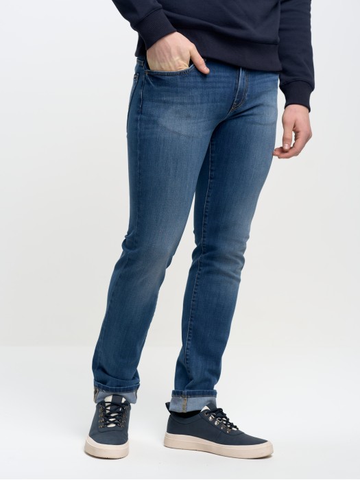 Pánske nohavice skinny jeans JEFFRAY 409